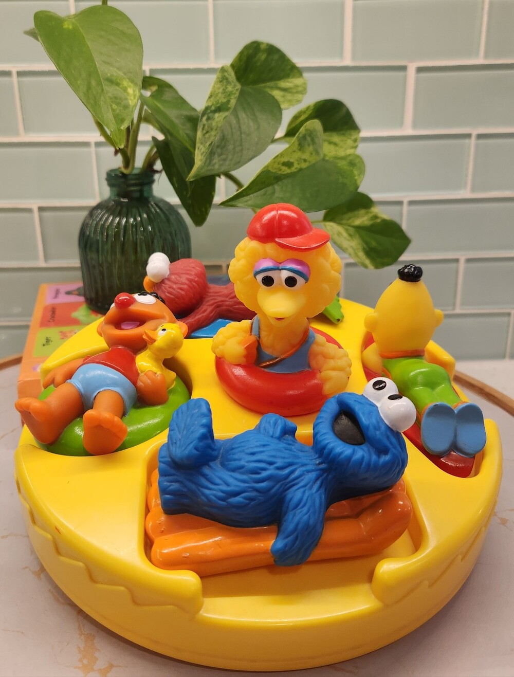 Vintage 1994 Tyco Sesame Street Bath Puzzle Complete Set